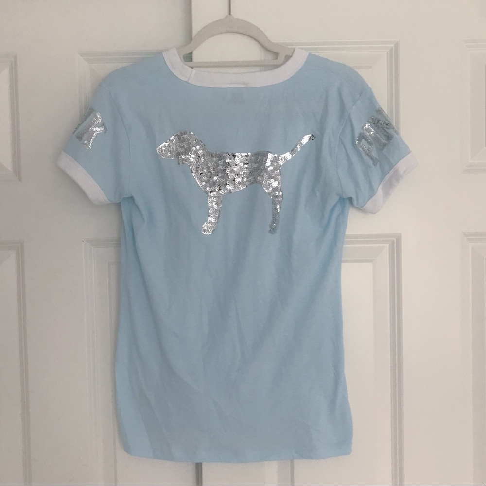 PINK Sky Blue Tee